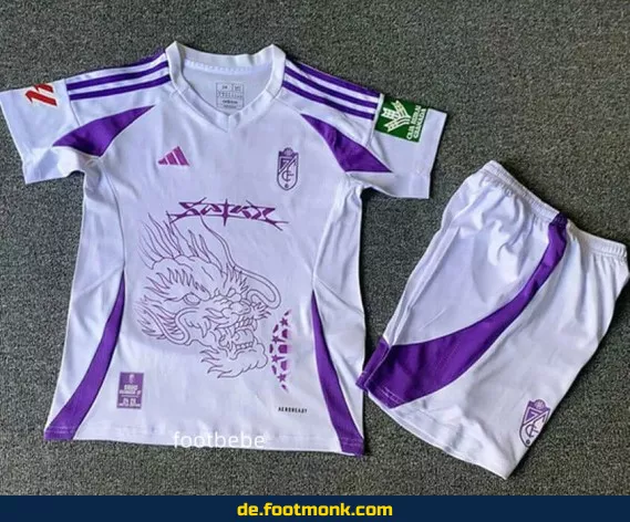 Granada Kinder Fußballtrikot 2024/2025 – Weißes Vereinstrikot für Jungen & Mädchen | Günstige Fussballtrikots Online Kaufen | Authentische Trikotkollektion