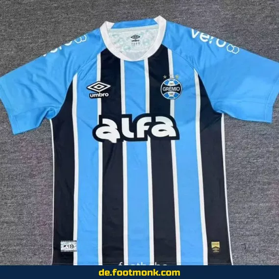 Grêmio Heimtrikot 2025/2026 – Offizielles Fußballtrikot für Herren, Damen & Kinder | Günstige Vereinstrikots | Nike/Adidas | Personalisierbar mit Nummer & Name