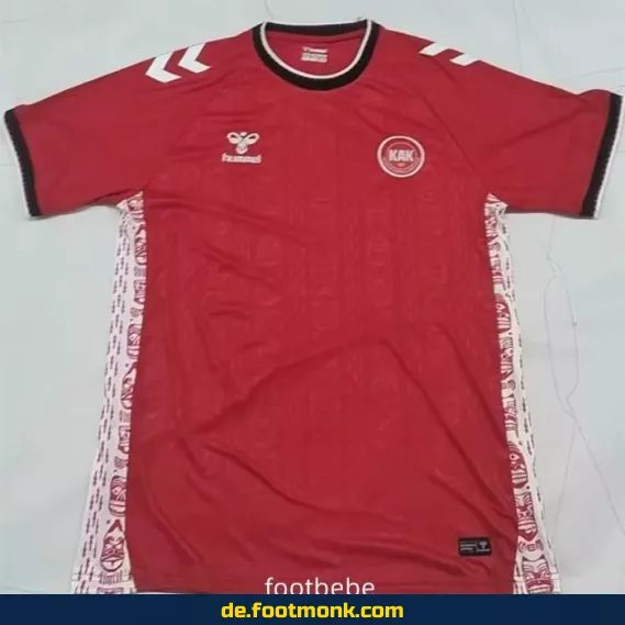 Grönland Heimtrikot 2025/2026 rot – Fußballtrikot Herren/Damen/Kinder | Günstige & authentische Vereinstrikots | Nike & Adidas | Personalisierbar mit Nummer & Name