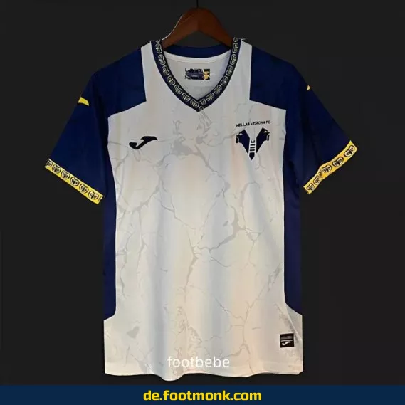 Hellas Verona Auswärtstrikot 2024/2025 – Fußballtrikot Herren/Damen/Kinder | Günstige Vereinstrikots | Authentisches Adidas/Nike Trikot | Personalisierbar mit Nummer & Name