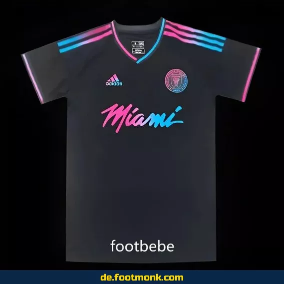 Inter Miami 2024/2025 Herren Trainings-Trikot Schwarz – Authentisches Fußballtrikot