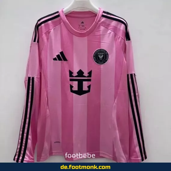 Inter Miami Heimtrikot 2025/2026 Langarm – Authentisches Fußballtrikot für Herren