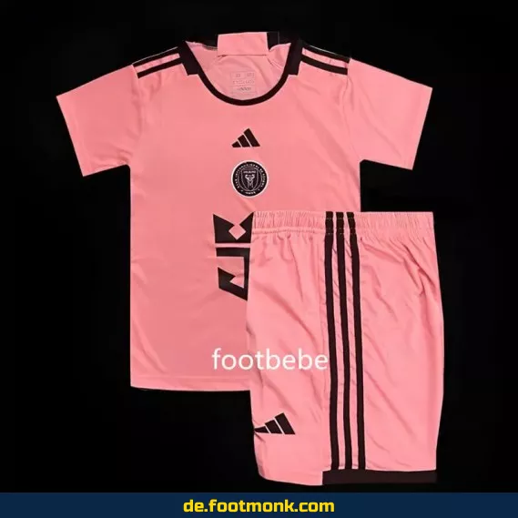 Inter Miami CF Kinder Heimtrikot 2024 – Rosa – Fußballtrikot für Jungen & Mädchen | Günstige Fussballtrikots online kaufen | Nike/Adidas Vereinstrikots | Personalisierbar mit Nummer