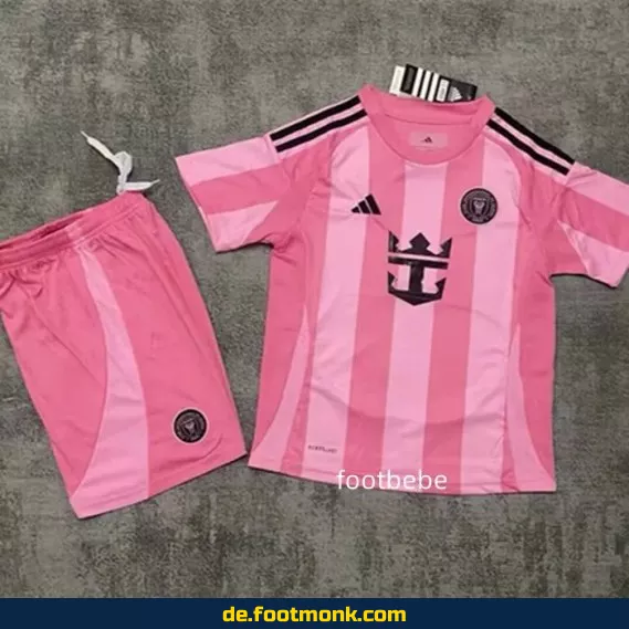 Inter Miami Heimtrikot für Kinder 2025/2026 – Rosa | Fußballtrikots günstig online kaufen | Authentisches Nike/Adidas Vereinstrikot | Personalisierbar mit Nummer
