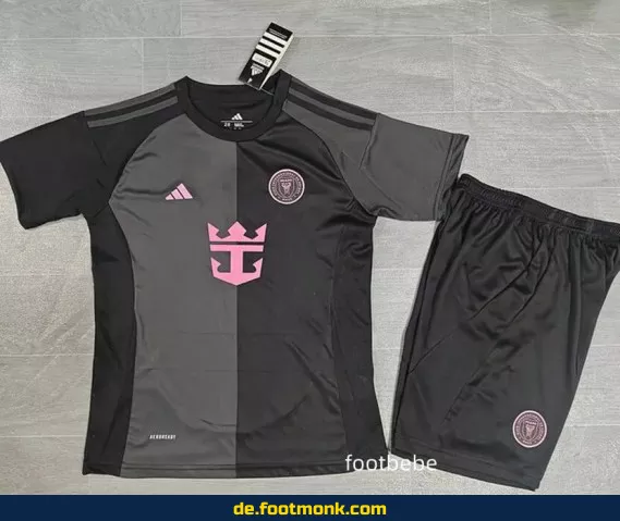 Inter Miami Auswärtstrikot für Kinder 2025/2026 – Schwarz | Günstige Fußballtrikots online kaufen | Nike/Adidas Vereinstrikots