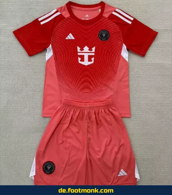 Inter Miami Kinder Fußballtrikot 2025/2026 – Rot – Günstige Fussballtrikots Online Kaufen