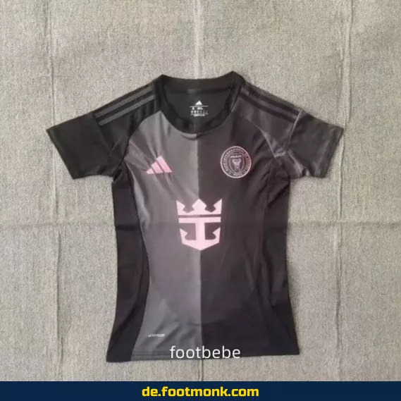 Inter Miami Auswärtstrikot Damen 2025/2026 – Schwarz | Günstige Fußballtrikots online kaufen | Authentisches Vereinstrikot | Nike/Adidas