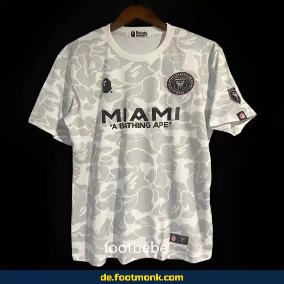 Inter Miami x BAPE Fußballtrikot 2023/2024 – Weiß Camouflage | Herren Damen Kinder | Authentisches Vereinstrikot | Nike/Adidas Alternative | Günstig online kaufen