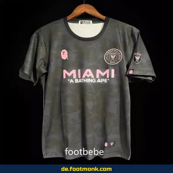 Inter Miami x BAPE Fußballtrikot 2023/2024 – Schwarz Camouflage | Authentisches Vereinstrikot | Herren & Damen | Günstig online kaufen