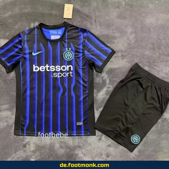 Inter Mailand Kinder Trikot 2025/2026 Heim Fußballtrikot