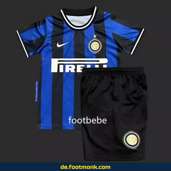 Inter Milan Vintage Kinder Fußballtrikot 2009/10 Heim – Authentisches Retro Trikot für Jungen & Mädchen – Günstige Fussballtrikots online kaufen