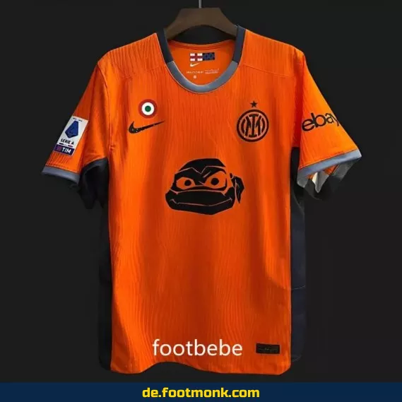 Inter Mailand 2024 Ninja Turtles Trikot – Orange | Günstige Fußballtrikots | Herren, Damen & Kinder | Authentisches Vereinstrikot | Nike/Adidas | Personalisierbar
