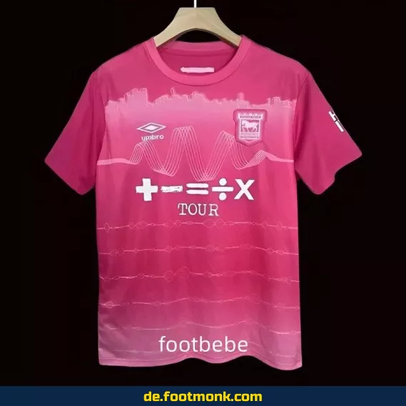 Ipswich Town 2024/2025 Drittes Trikot – Rose | Fußballtrikot Herren/Damen/Kinder | Günstige Vereinstrikots | Nike/Adidas | Personalisierbar