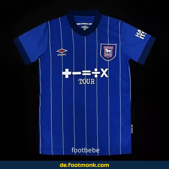 Ipswich Town Heimtrikot 2024/2025 – Blaues Fußballtrikot für Herren, Damen & Kinder | Günstige Vereinstrikots | Nike/Adidas | Personalisierbar mit Nummer