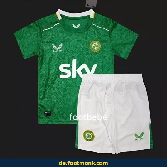 Kinder Fußballtrikot Irland 2024 Heim grün kaufen – Authentisches Fußballtrikot für die nächste Fußballsaison!