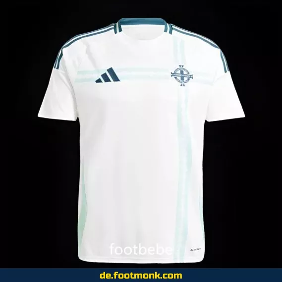 Fußballtrikot Nordirland 2024/2025 Auswärts weiß – Herren/Damen/Kinder – Authentisches Vereinstrikot – Nike/Adidas – Günstig online kaufen