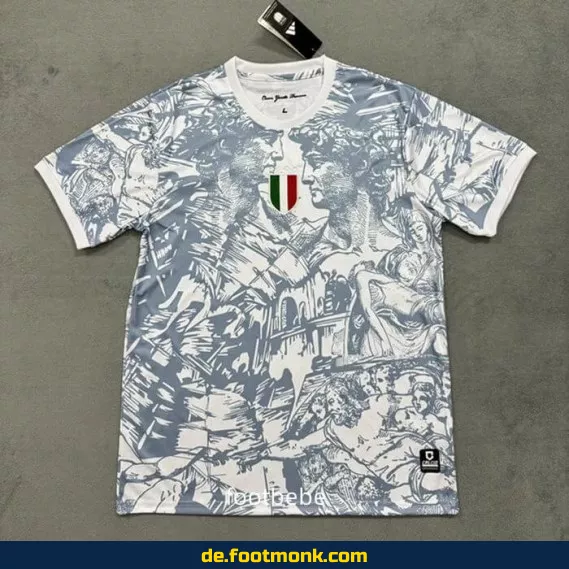 Italien Fußballtrikot 2024/2025 Weiß – Limitierte Sonderedition