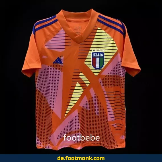 Fußballtrikot Italien Torwart EM 2024 – Orange – Authentisches Torwarttrikot