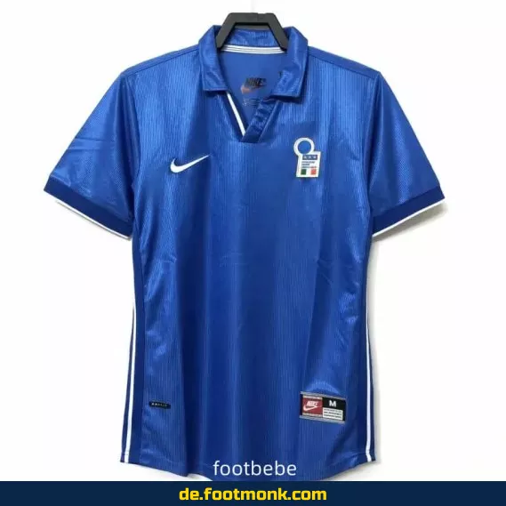 Vintage Italien Fußballtrikot Heim 1998 - Blaues Retro Trikot für Herren & Damen