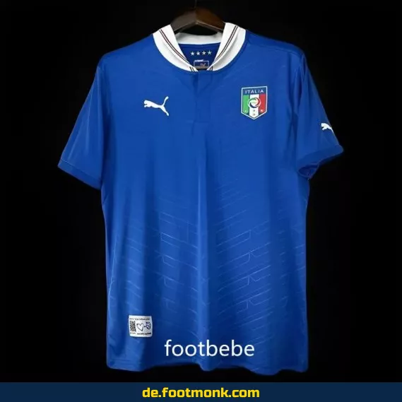 Vintage Italien Heimtrikot 2012 – Blaues Fußballtrikot (Herren/Damen/Kinder) – Retro Fussballtrikot günstig kaufen