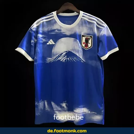 Japan Fußballtrikot 2023/2024 – Mont Fuji Edition VILLE in Blau | Authentisches Herren/Damen/Kinder Trikot | Nike/Adidas | Personalisierbar | Bundesliga & WM/EM