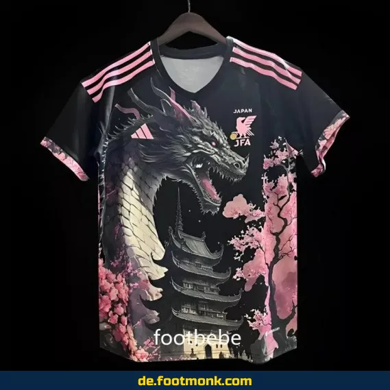 Japan Fußballtrikot 2023/2024 – Dragon Edition in Schwarz & Rosa | Günstige & Authentische Trikots für Herren, Damen & Kinder | Personalisierbar