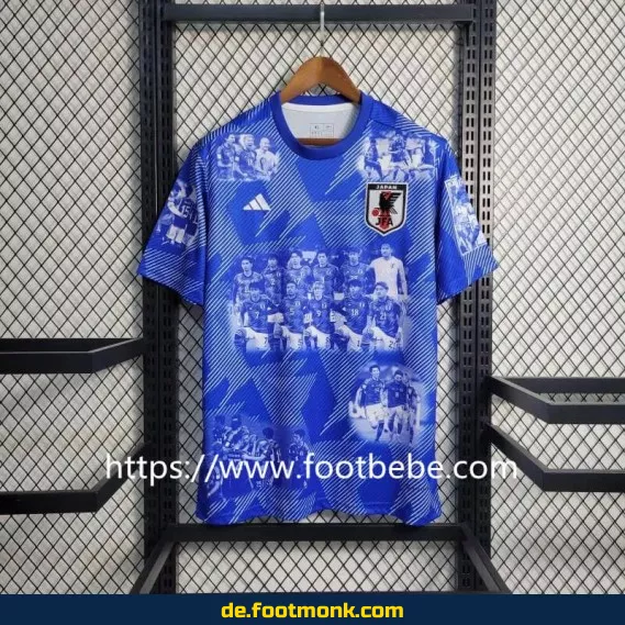 Japan Fußballtrikot 2023 – Blaue Special Edition | Authentisches Trikot | Herren/Damen/Kinder | Limitierte Kollektion | Nike/Adidas | Personalisierbar | Bundesliga & WM Styles