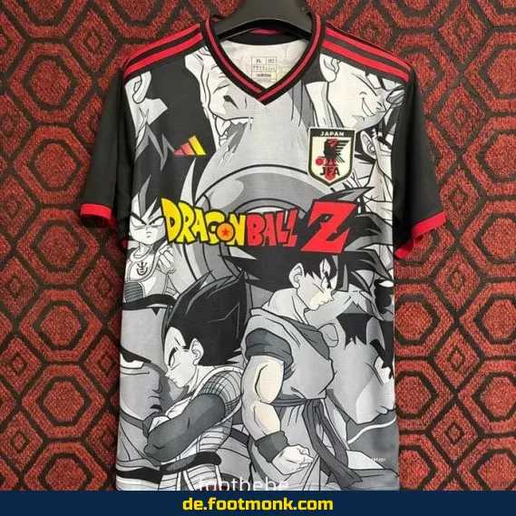 Fußballtrikot Japan 2024/2025 Dragon Ball Z – Authentisches DBZ Trikot für Herren, Damen & Kinder | Personalisierbar | Nike/Adidas | Günstig online kaufen