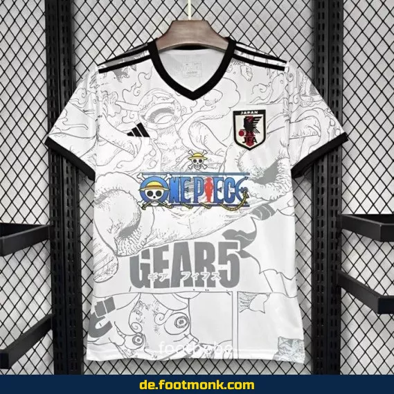 Japan Fußballtrikot 2024/2025 ONE PIECE Weiß – Authentisches Herren Trikot | Günstig online kaufen