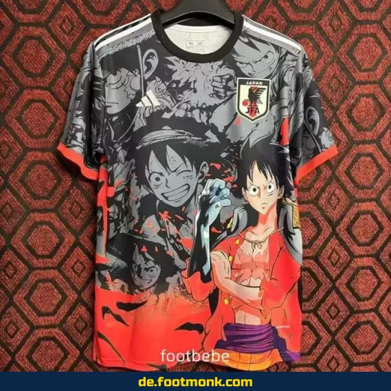 Japan Fußballtrikot 2024/2025 – One Piece Sonderedition A – Herren/Damen/Kinder – Authentisch & Personalisierbar – Nike/Adidas – Limitierte Kollektion