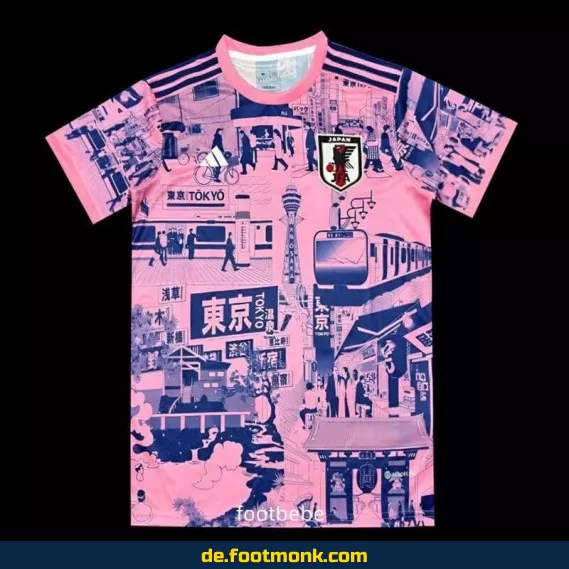 Japan Fußballtrikot 2024/2025 – Tokyo Rose – Authentisches Herren/Damen/Kinder Trikot – Personalisierbar – Nike/Adidas – Bundesliga & WM/EM Kollektion