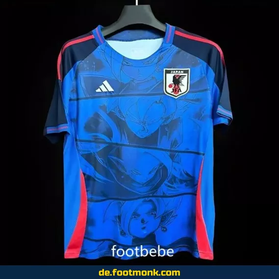 Japan Fußballtrikot 2024 Dragon Ball Kampfanzug Blau – Authentisches DBZ Trikot für Herren, Damen & Kinder | Personalisierbar | Günstig online kaufen