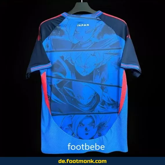 Japan Fußballtrikot 2024 Dragon Ball Kampfanzug Blau – Authentisches DBZ Trikot für Herren, Damen & Kinder | Personalisierbar | Günstig online kaufen
