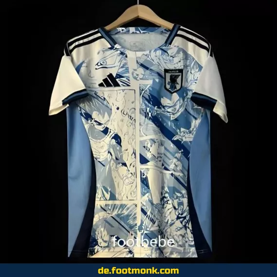 Japan Fußballtrikot 2024 Dragon Ball – Authentisches Trikot für Herren, Damen & Kinder – Personalisierbar mit Nummer & Name – Exklusives Design – Jetzt günstig online kaufen