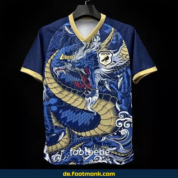 Japan Fußballtrikot 2024 Dragon Concept – Authentisches Herren/Damen/Kinder Trikot – Personalisierbar – Nike/Adidas – Günstig online kaufen