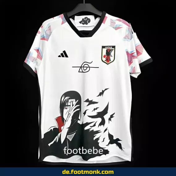 Japan Fussballtrikot 2024 Naruto Weiß – Authentisches Trikot, Personalisierbar | Fußballtrikots Herren/Damen/Kinder | Nike/Adidas | Günstig Online Kaufen