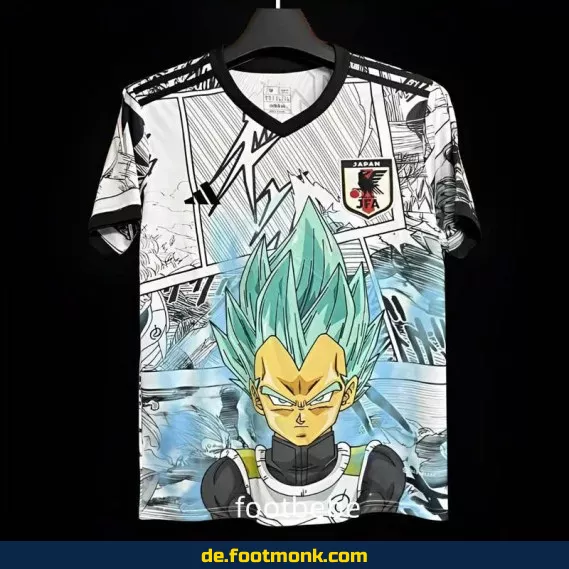 Japan Fußballtrikot 2024 – Limitierte Saiyan Sonderedition | Herren/Damen/Kinder | Personalisierbar | Nike/Adidas