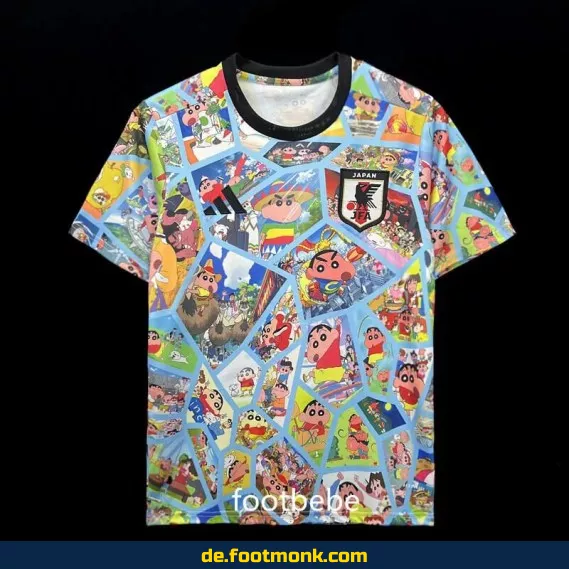 Japan Fußballtrikot 2024 – Shin Chan Edition – Authentisches Fussballtrikot für Herren, Damen & Kinder – Personalisierbar – Günstig online kaufen