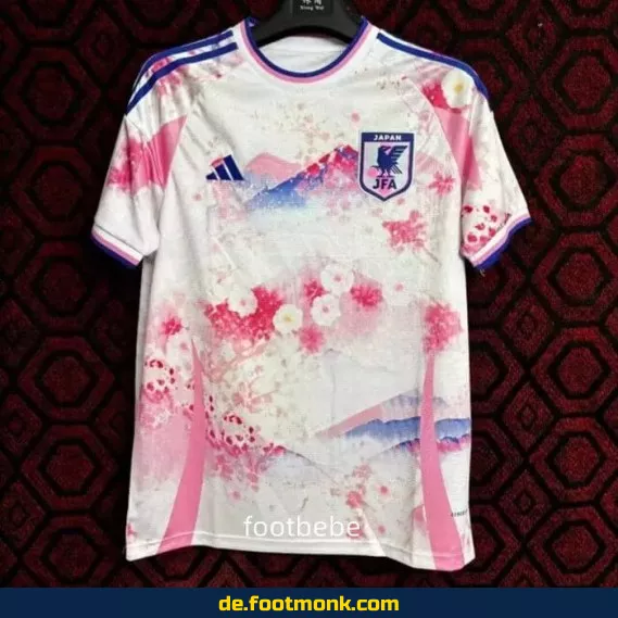 Japan Fußballtrikot 2024 – Limitierte Sonderedition in Rosa & Weiß