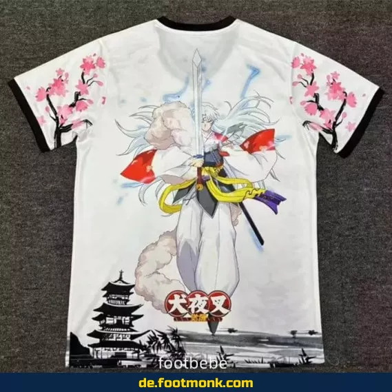 Japan Fußballtrikot 2025/2026 Inuyasha Weiß – Authentisches Herren Trikot – Retro Design