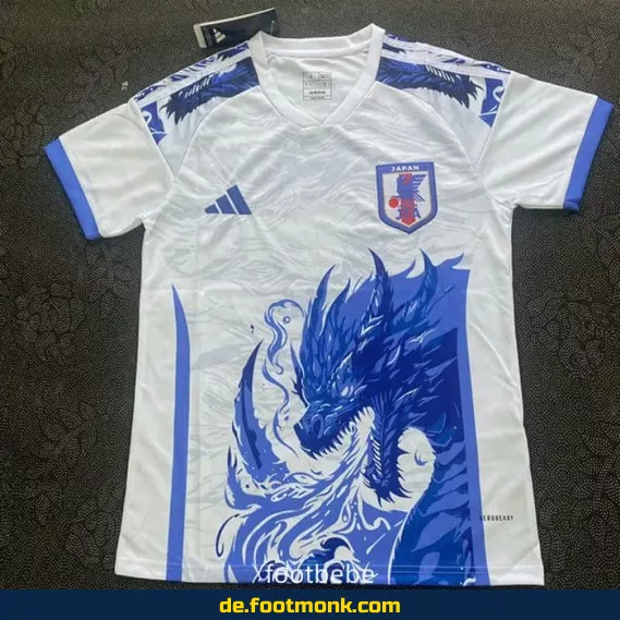 Japan Fußballtrikot 2025/26 – Weißer Drachen-Design – Herren/Damen/Kinder – Authentisch & Personalisierbar