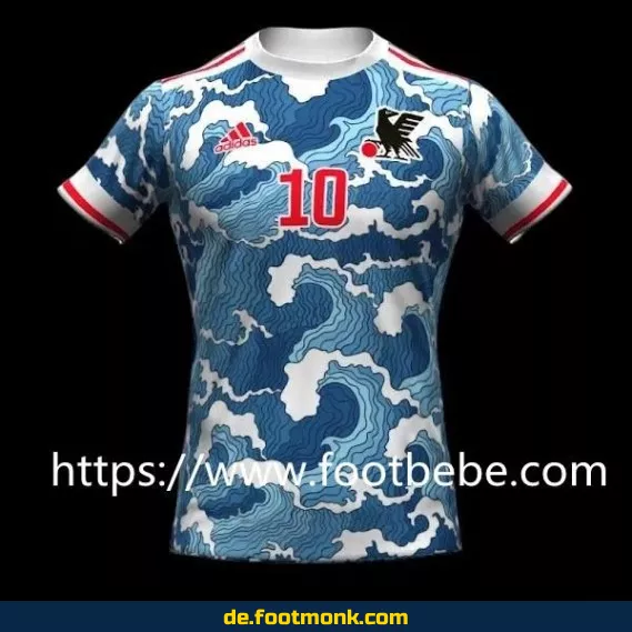 Japan WM-Trikot 2022 – Offizielle Concept Version – Fußballtrikot Herren/Damen/Kinder – Authentisches Nike/Adidas Trikot – Personalisierbar mit Nummer & Name