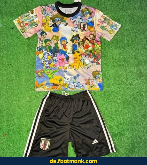 Japan Fußballtrikot Kinder 2025/2026 Digimon – Günstige Kinder-Fußballtrikots online kaufen
