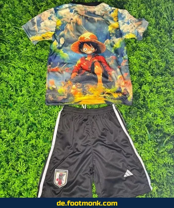 Japan Fußballtrikot Kinder 2025/2026 – Luffy Edition | Günstige Kinder-Fußballtrikots online kaufen