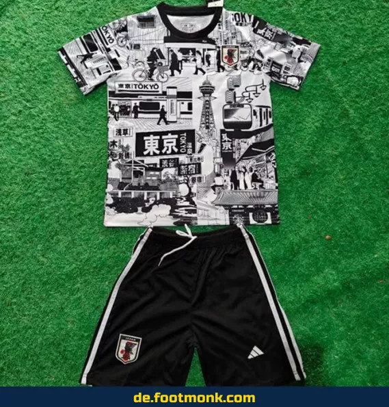 Japan Fußballtrikot Kinder 2025/2026 Tokyo Grau – Günstige Authentische Fussballtrikots Online Kaufen