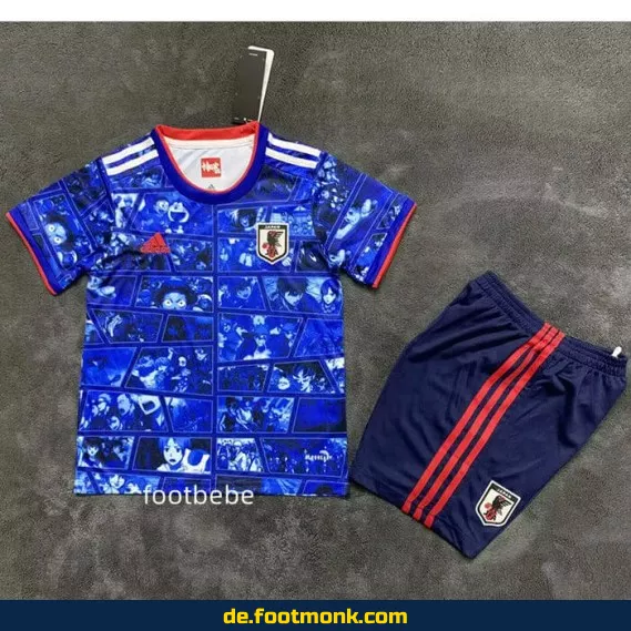 Japan Kinder Fußballtrikot 2025/2026 - Anime Design B | Günstige Fussballtrikots Online Kaufen