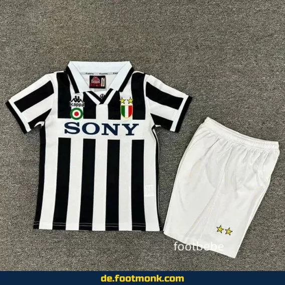 Juventus Heimtrikot Kinder 1995/96 – Retro Fußballtrikot günstig kaufen | Authentisches Vereinstrikot