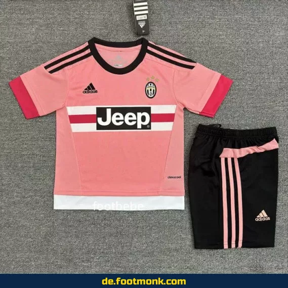 Juventus Kinder Trikot 2015/2016 Dritte Ausgabe Rose – Günstige Fußballtrikots Online Kaufen