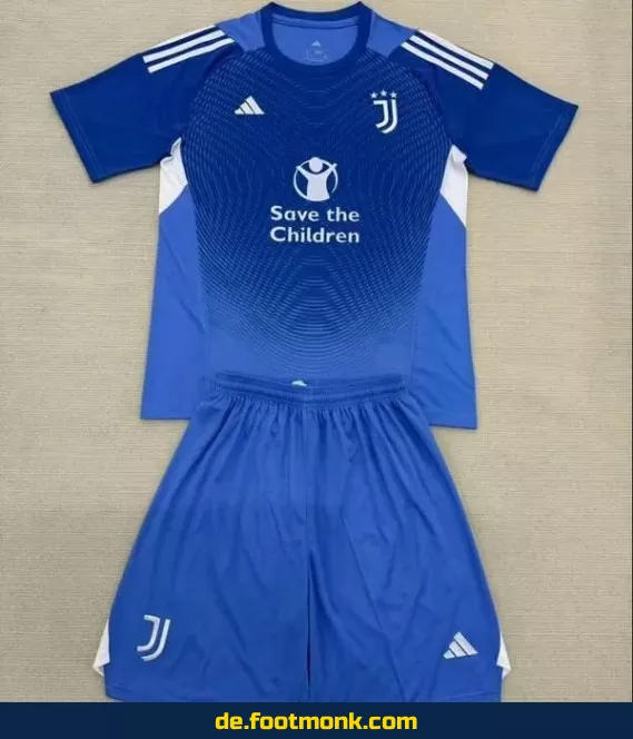 Juventus Kinder Trikot 2025/2026 – Blaues Fußballtrikot für Jungen & Mädchen | Günstige Vereinstrikots | Nike/Adidas | Personalisierbar