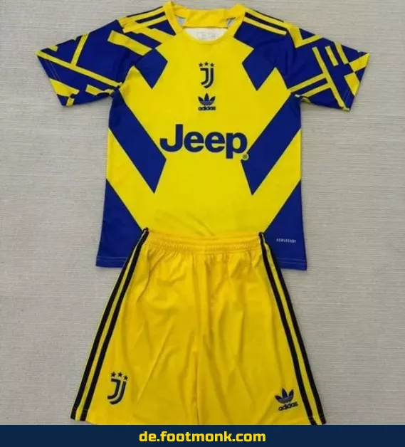 Juventus Kinder Trikot 2025/2026 – Gelb | Günstige Fußballtrikots online kaufen | Authentisches Vereinstrikot | Nike/Adidas